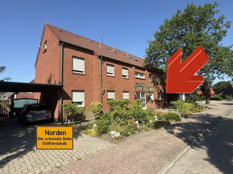 3-Zimmer Erdgeschosswohnung im beliebten Norder Stadtteil Neustadt!